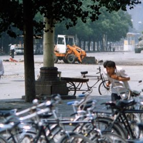 Muž, který zastavil kolonu tanků v roce 1989.