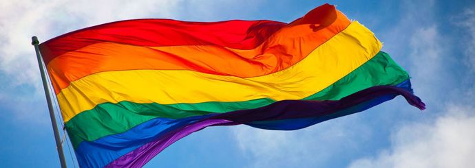 Duhová vlajka je symbolem gay komunity