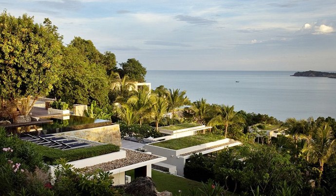 Komplex tvoří celkem 36 vil.