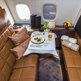 Nahlédněte do útrob jednoho nejluxusnějších letadel na světě