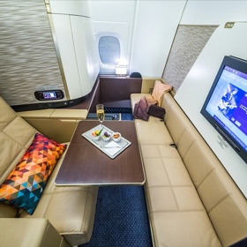 Nahlédněte do útrob jednoho nejluxusnějších letadel na světě