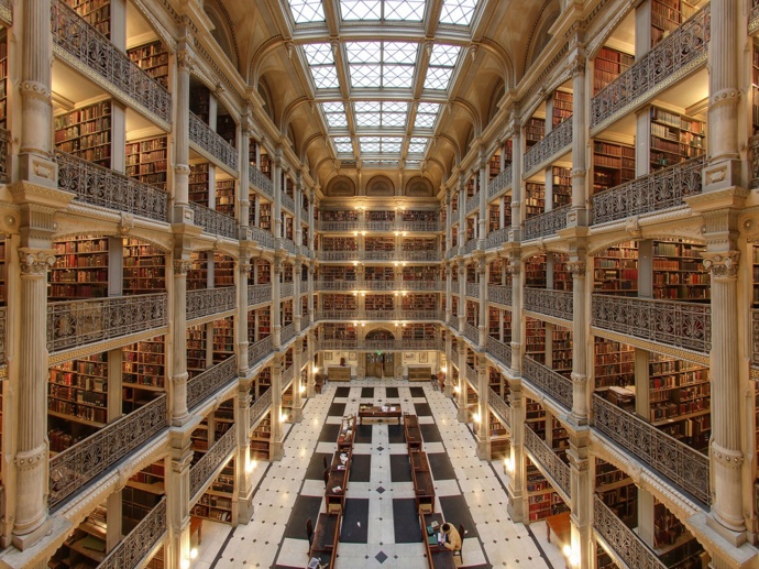 George Peabody Library (USA).