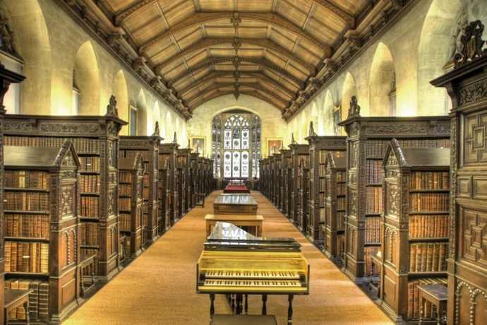 Library of St. John’s College (Velká Británie).