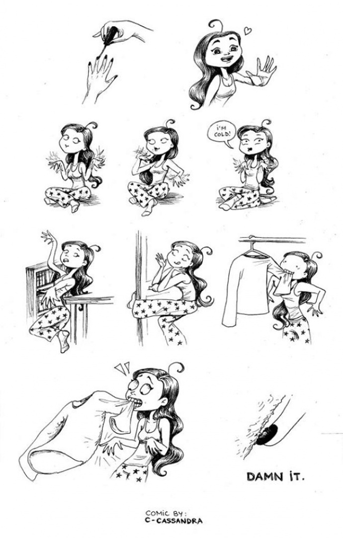 Lakování nehtů: Když je mi zima...