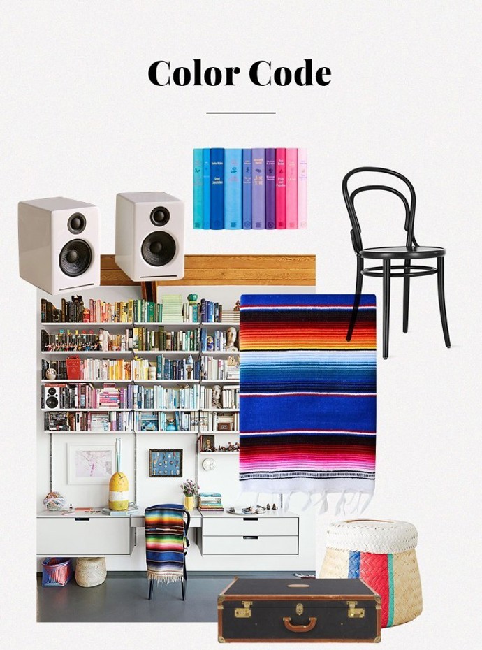 Nesnášíte nudné neutrální barvy jako je šedá, bílá či béžová? V tom případě budete z těchto polic nepochybně nadšeni.