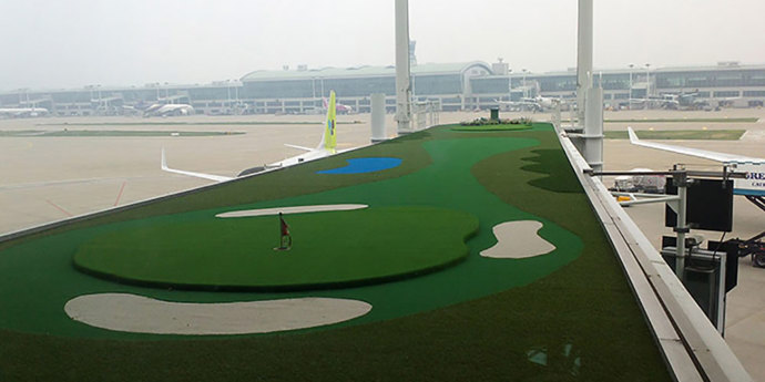 Mezinárodní letiště Inčchon – golfové hřiště, lázně, kluziště, kasino, muzeum korejské kultury… co víc si přát?