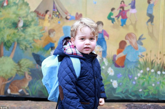 Princ George jde poprvé do školky ve Westacre Montessori v části Norfolk.