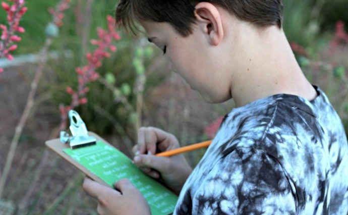 ... nakreslete dětem pár obrázků toho, co by měly najít v lese (hmyz, květiny, listy...) a vyšlete je na „lov“...