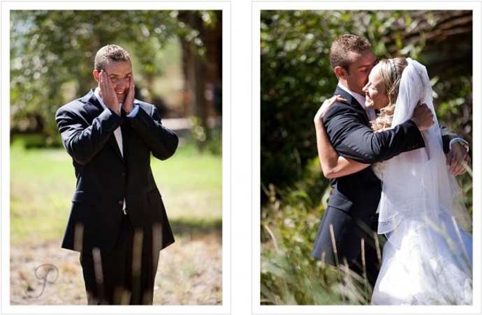 Že kluci nepláčou? 15 svatebních momentek zachycuje reakce ženichů, když poprvé uvidí nevěstu