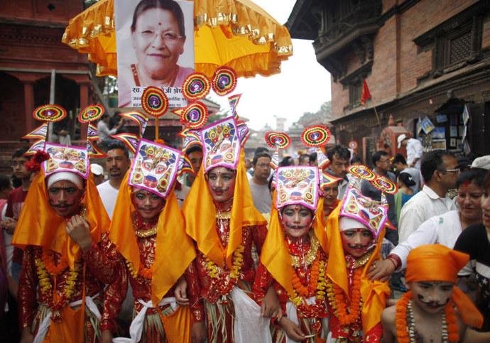 Nepál - Gai Jatra.