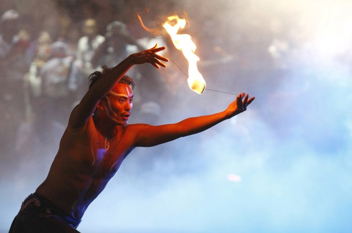 Čína - Festival hladových duchů.