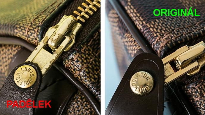 2. Zkontrolujte sponky, zipy a knoflíky. Vykazují náznak oloupání? Chybí na nich název značky nebo číslo? Nebrat!