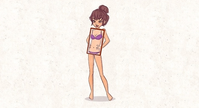 Typ č. 2: Obdélníkový trup. Nevýrazný pas už dávno neplatí za nedostatek – podívejte se třeba na fotky modelky Heidi Klum. Vytvořením optické iluze ženských křivek ale vaše proporce vyniknou naplno.