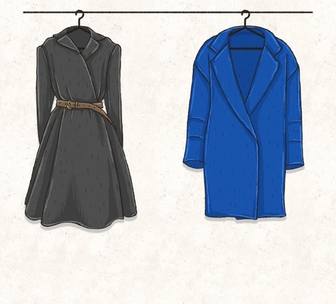 Na rozdíl od žen s bujným poprsím a širokými boky si můžete dovolit experimentovat – nebojte se kombinovat materiály a propadnout asymetrii. Oslníte v přepásaném „áčkovém“ kabátě, v asymetrickém kousku s výraznými klopami, v kabátě tulipánového střihu nebo dvouřadém kousku.