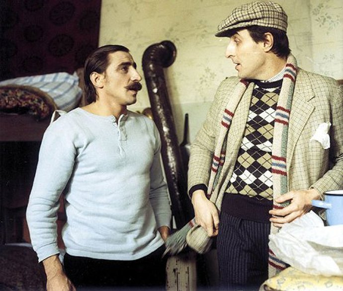 S Pavlem Zedníčkem v kultovní roli Fešáka Huberta. Těžko věřit, že Karel Heřmánek nehrál sám sebe. Byl dokonalý!
