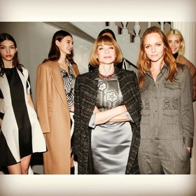 Stella s královnou módního světa, šéfredaktorkou americké Vogue Annou Wintour