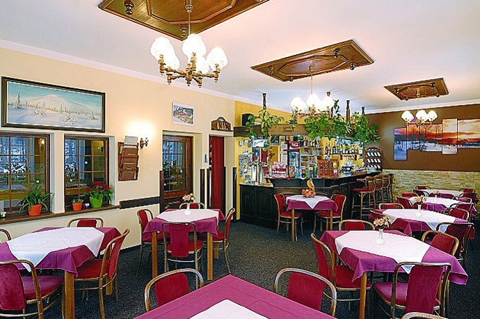 Restaurace v penzionu Švýcarský dům ve Špindlu Restaurace v penzionu Švýcarský dům ve Špindlu