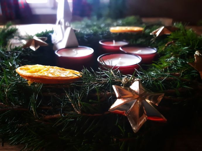 DIY adventní věnec