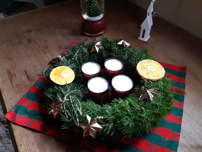 DIY adventní věnec