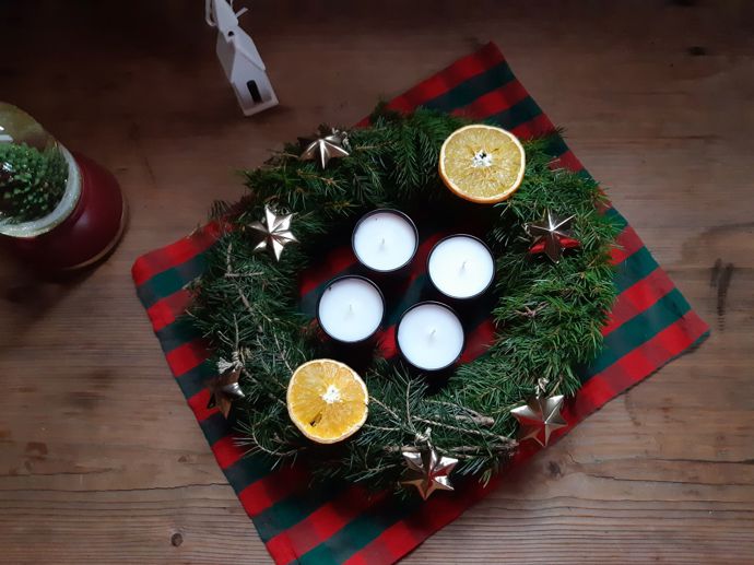 DIY adventní věnec