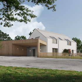 Galerie: Projekt, který vám dopřeje moderní bydlení v přírodě Galerie: Projekt, který vám dopřeje moderní bydlení v přírodě