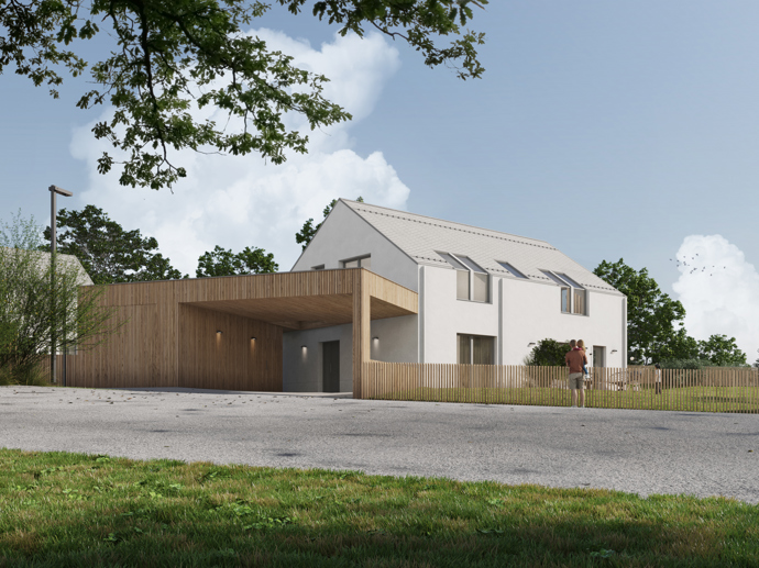 Galerie: Projekt, který vám dopřeje moderní bydlení v přírodě Galerie: Projekt, který vám dopřeje moderní bydlení v přírodě