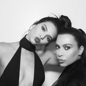 Kendall Jenner a Kim Kardashian