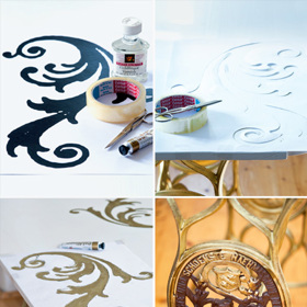 Ornament a deska