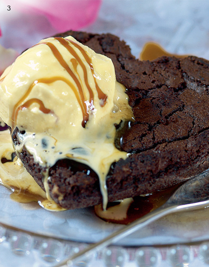 Božské brownies se zmrzlinou Božské brownies se zmrzlinou