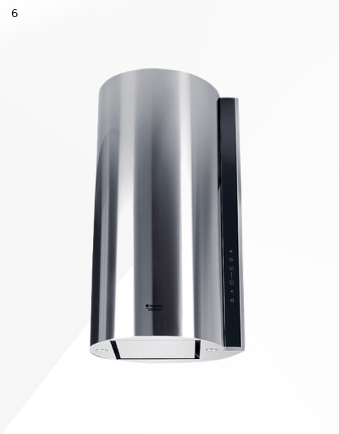 Ostrůvková digestoř Hotpoint LUCE IKT 4 LS X/HA
