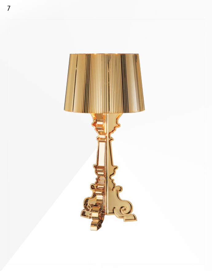 Stolní lampa Bourgie Gold, Kartell Stolní lampa Bourgie Gold, Kartell