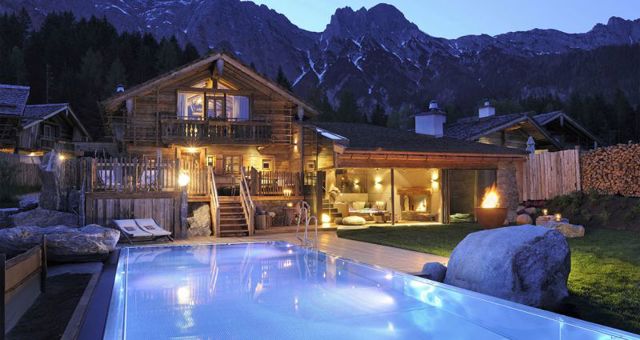 priesteregg willy bogner chalet exterior view pool