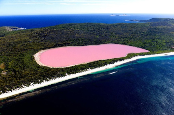 Jezero Hillier, Austrálie