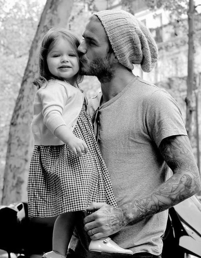 David Beckham & Harper