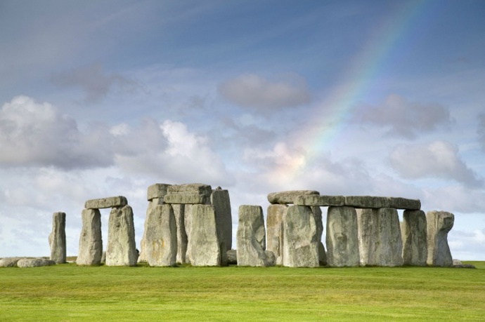 Sen: Stonehenge v jižní Anglii Sen: Stonehenge v jižní Anglii