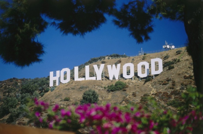 Sen: Nápis Hollywood v Los Angeles Sen: Nápis Hollywood v Los Angeles