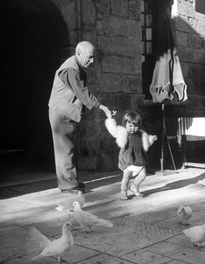 Pablo Picasso & Paloma 