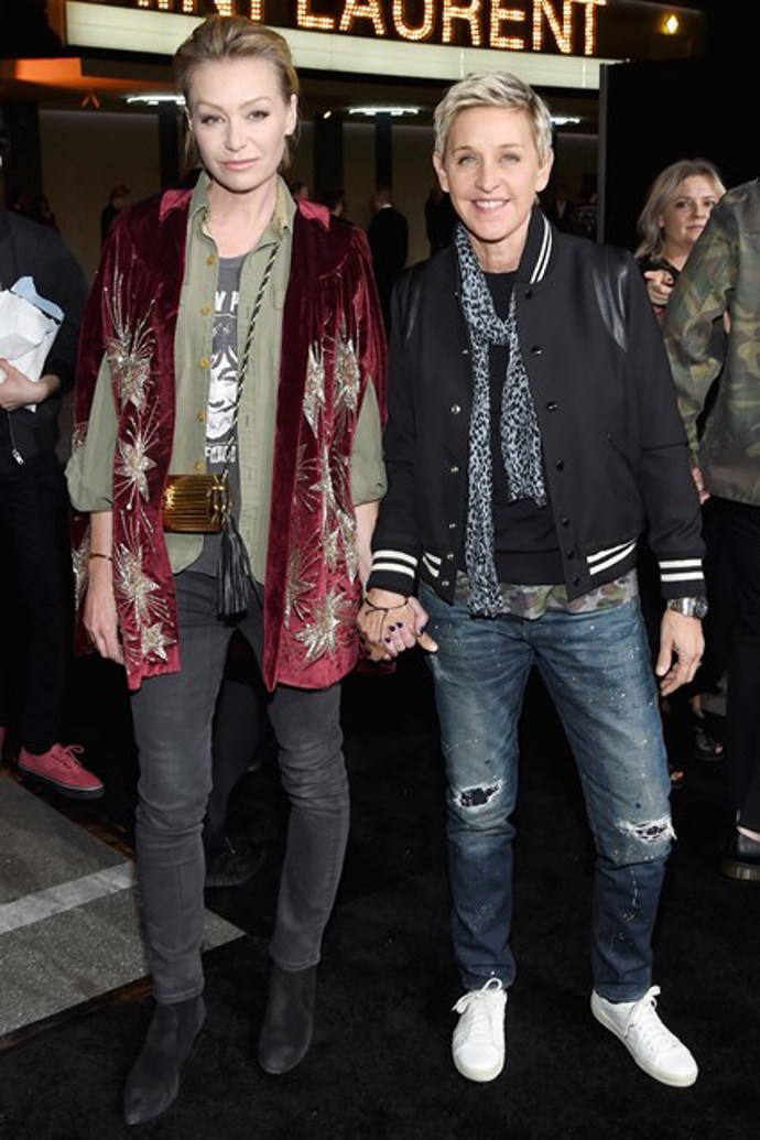 8. Ellen DeGeneres a Portia de Rossi 8. Ellen DeGeneres a Portia de Rossi