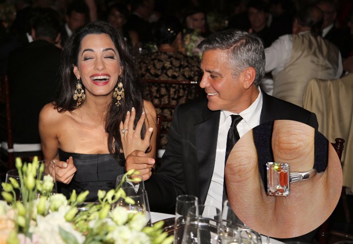 George Clooney nemohl vybrat lepší zásnubní prstýnek!
George Clooney nemohl vybrat lepší zásnubní prstýnek!