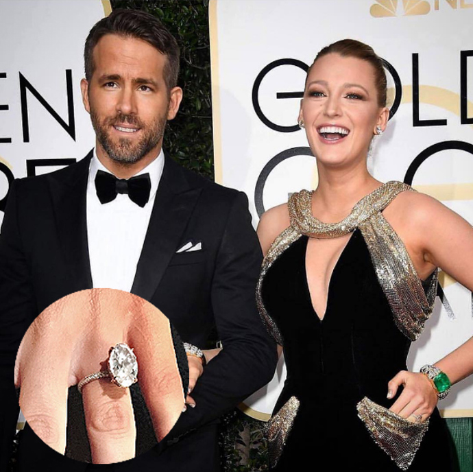 Ryan Reynolds pomáhal s návrhem prstenu, který tvoří růžový oválný diamant s kroužkem posetým stejně zabarvenými diamanty. Cena? Více než 50 milionu korun!
Ryan Reynolds pomáhal s návrhem prstenu, který tvoří růžový oválný diamant s kroužkem posetým stejně zabarvenými diamanty. Cena? Více než 50 milionu korun!
