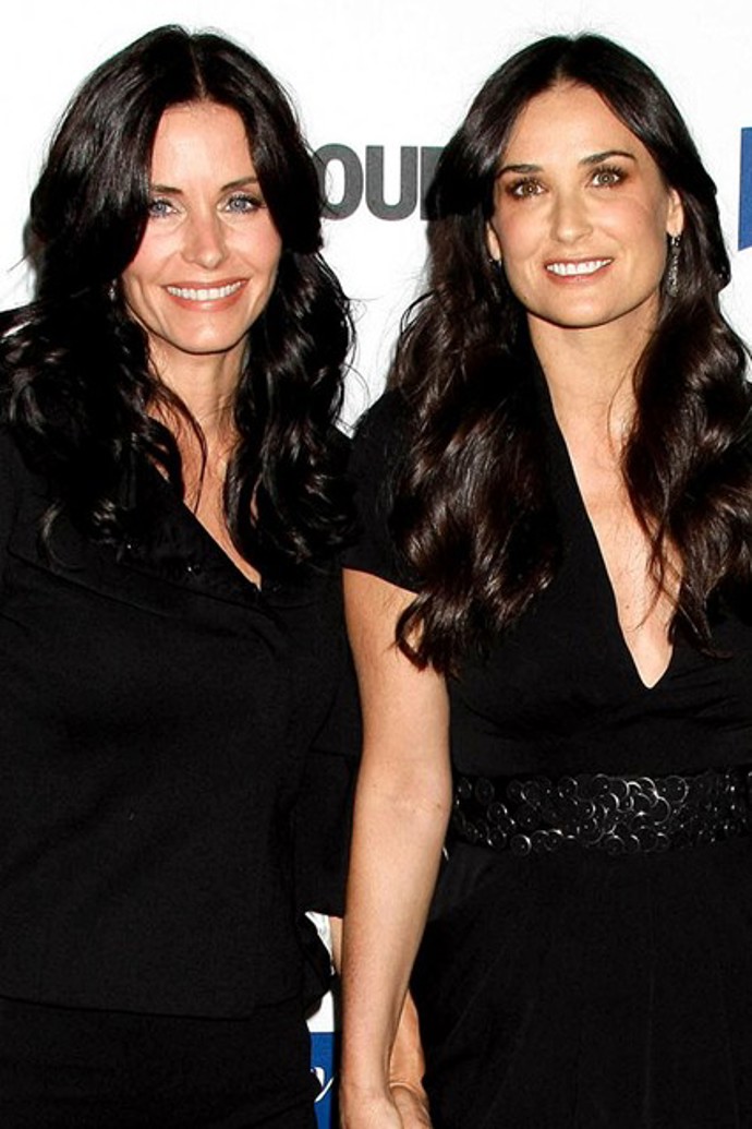 Courteney Cox a Demi Moore Courteney Cox a Demi Moore