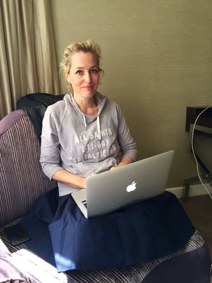 Zdroj: Twitter Gillian Anderson Zdroj: Twitter Gillian Anderson