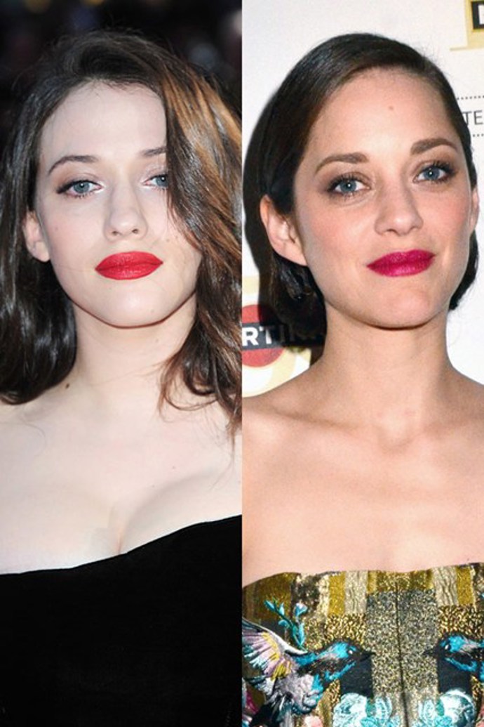 Kat Dennings a Marion Cotillard Kat Dennings a Marion Cotillard