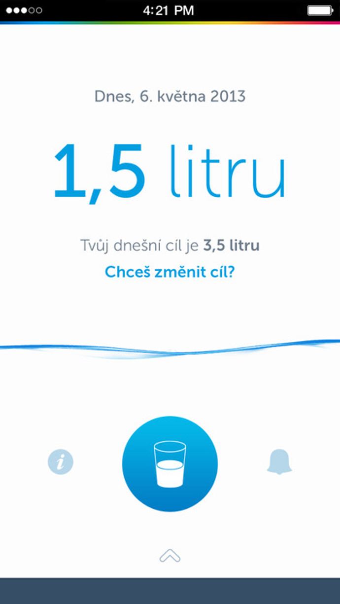 4. Aplikace Pitný režim 4. Aplikace Pitný režim