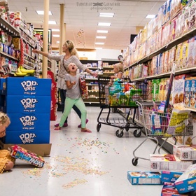 S třemi dětmi do supermarketu... a pak rovnou do blázince.