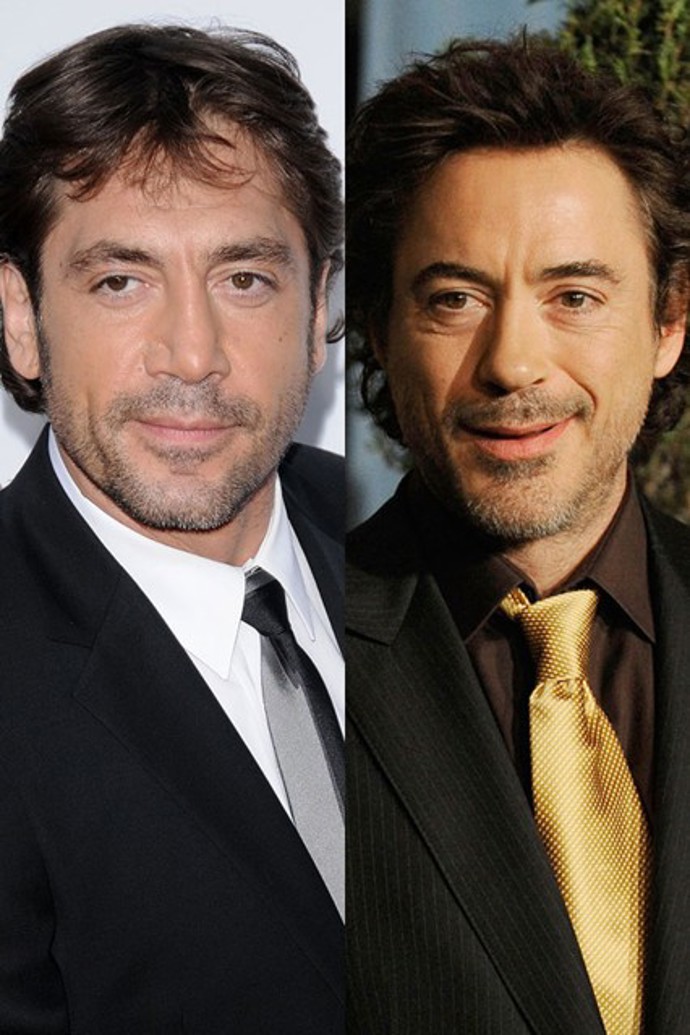 Javier Bardem a Robert Downey Jr. Javier Bardem a Robert Downey Jr.