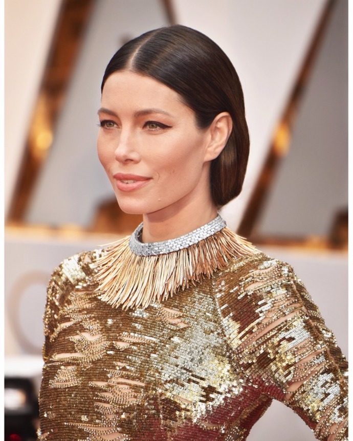 Jessica Biel a šperky Tiffany & Co.
