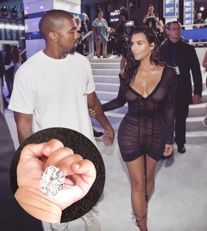 V roce 2013 věnoval Kanye West své vyvolené, Kim Kardashian, k jejím 33. narozeninám patnácti karátový prsten v hodnotě neuvěřitelných 150 milionů korun. Z narozenin se tak staly zásnuby.
V roce 2013 věnoval Kanye West své vyvolené, Kim Kardashian, k jejím 33. narozeninám patnácti karátový prsten v hodnotě neuvěřitelných 150 milionů korun. Z narozenin se tak staly zásnuby.