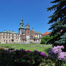KomPalác a korunovační katedrála Wawel