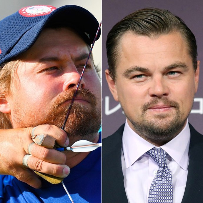 Brady Ellison a Leonardo DiCaprio Brady Ellison a Leonardo DiCaprio